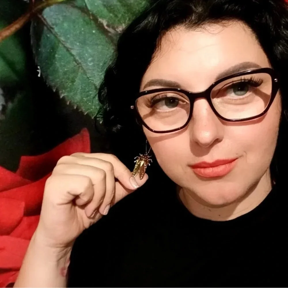 Vintage Egyptian Big Beetle Insect Bugs Earrings - Picture 15 of 16